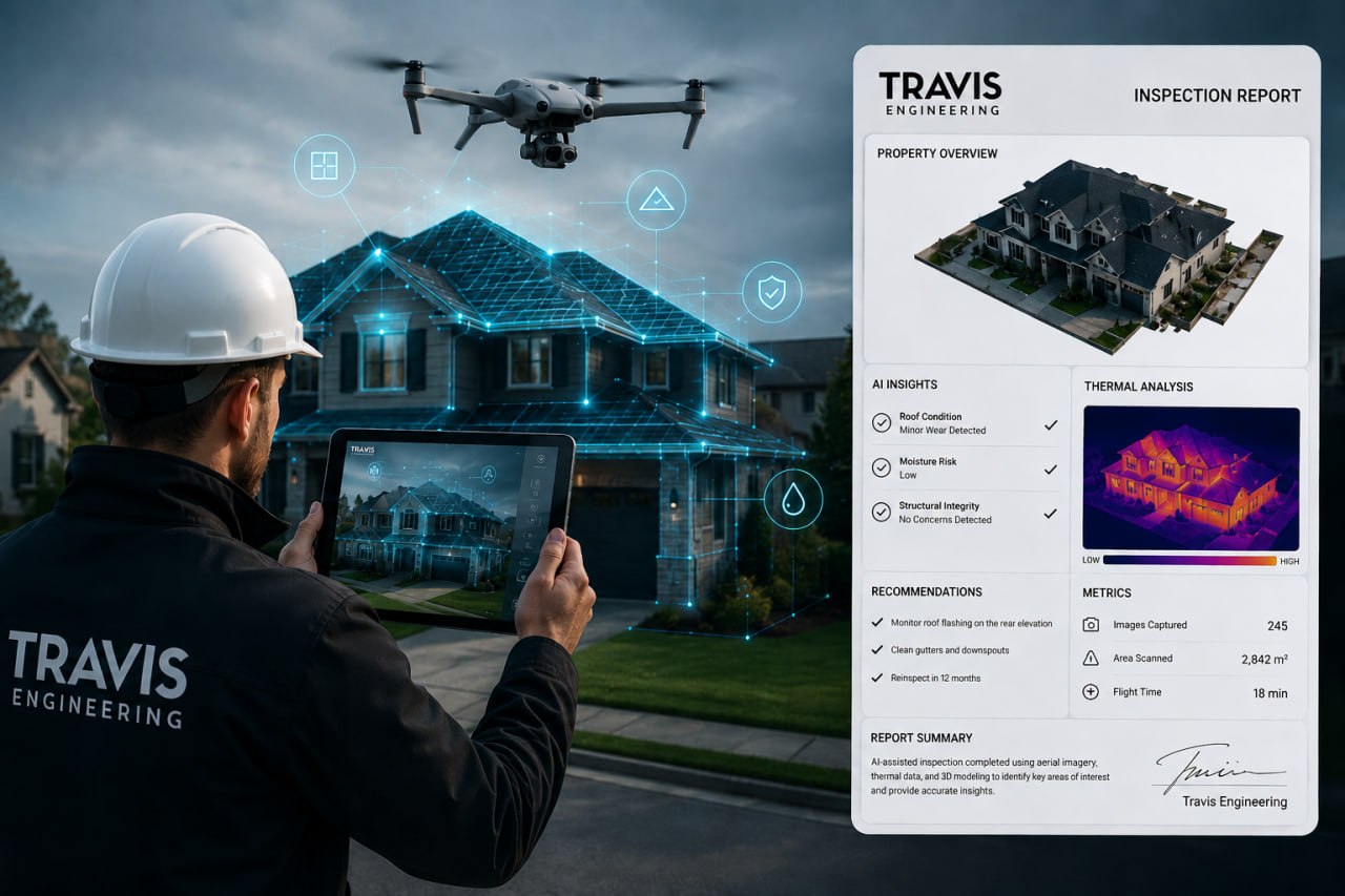 Travis AI drone inspection report